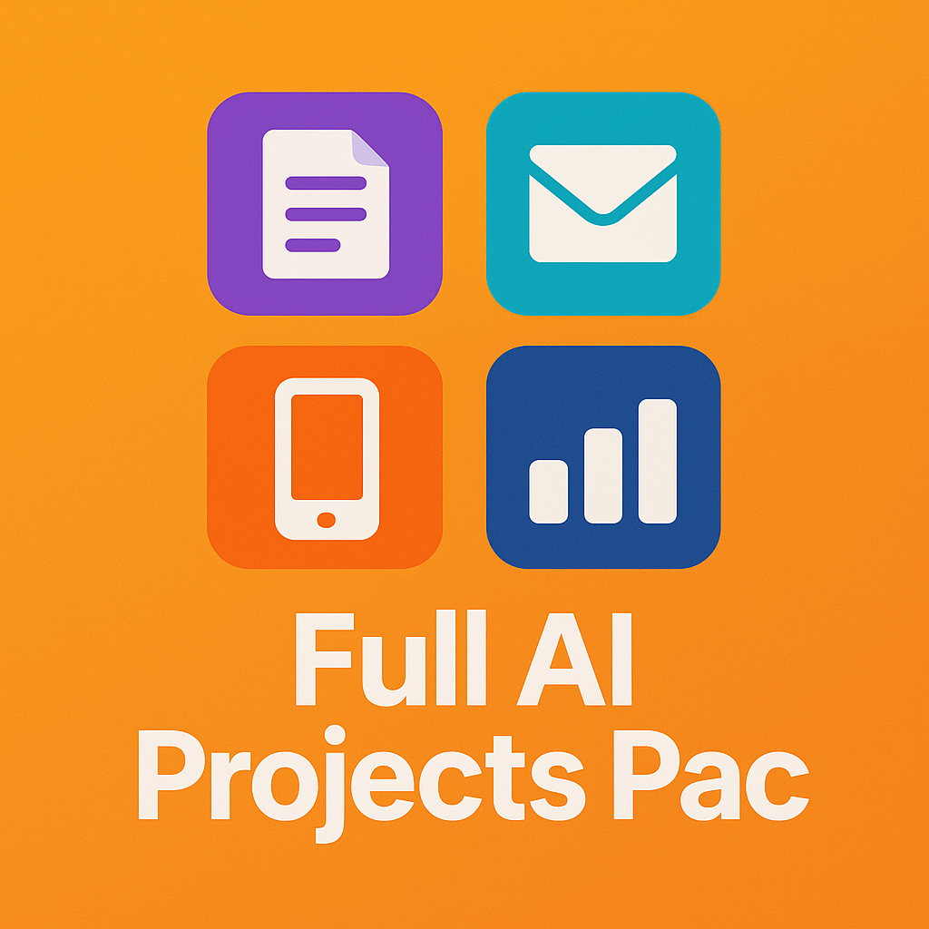 Montaser AI Suite — Full AI Projects Pack (8 Tools)